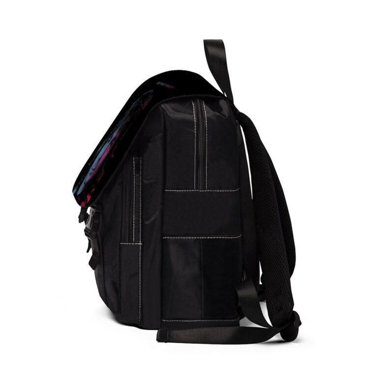 RICHARD WRIGHT Line Art Pink Floyd Black Shoulder Backpack RICHARD WRIGHT Line Art Pink Floyd Black Shoulder Backpack