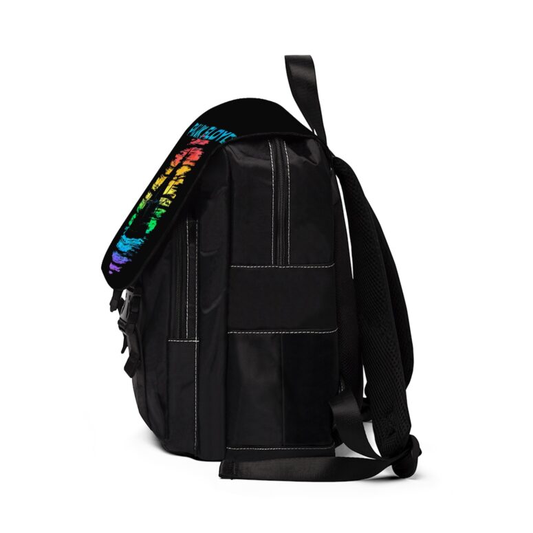 Rainbow Prism Vintage Pyramid Pink Floyd Black Shoulder Backpack Rainbow Prism Vintage Pyramid Pink Floyd Black Shoulder Backpack