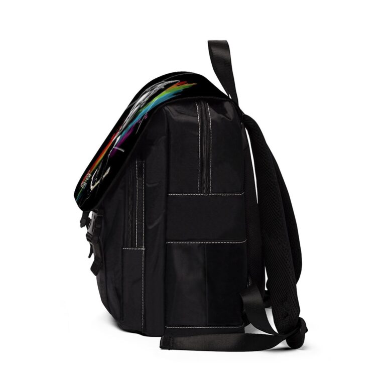 Roger Water Art Pink Floyd Black Shoulder Backpack Roger Water Art Pink Floyd Black Shoulder Backpack