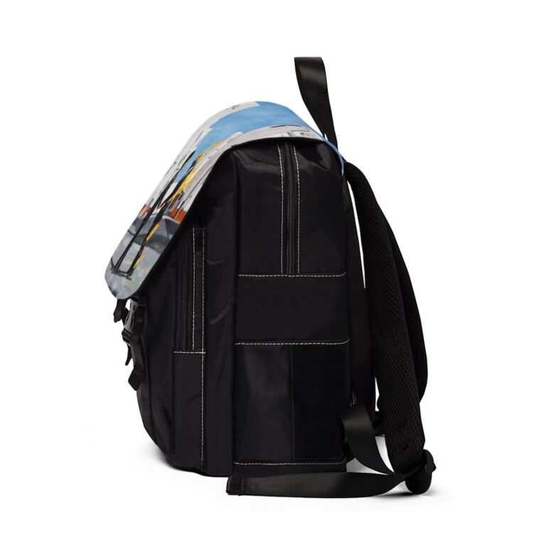 The Burning Man Wish You Were Here  Pink Floyd Black Shoulder Backpack