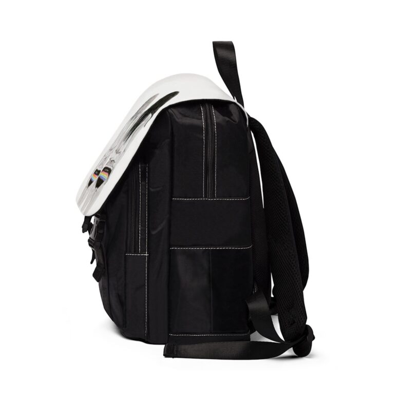 The Dark Side Art  Pink Floyd Black Shoulder Backpack