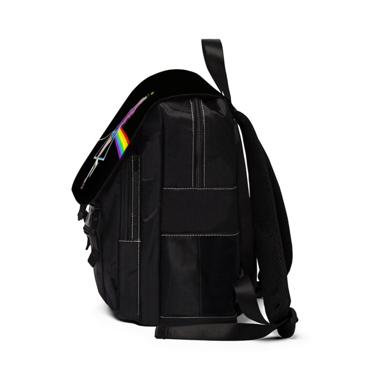 The Girl is Sliding On The Way to The Dark Side Pink Floyd Black Shoulder Backpack The Girl is Sliding On The Way to The Dark Side Pink Floyd Black Shoulder Backpack