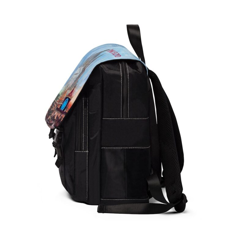 The Later Years Venezia Festa Del Redentore Glass  Pink Floyd Black Shoulder Backpack