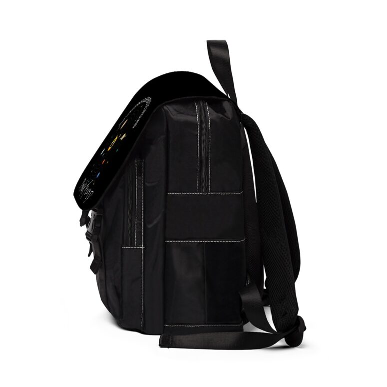 The Universe does Revolve Around  Pink Floyd Black Shoulder Backpack