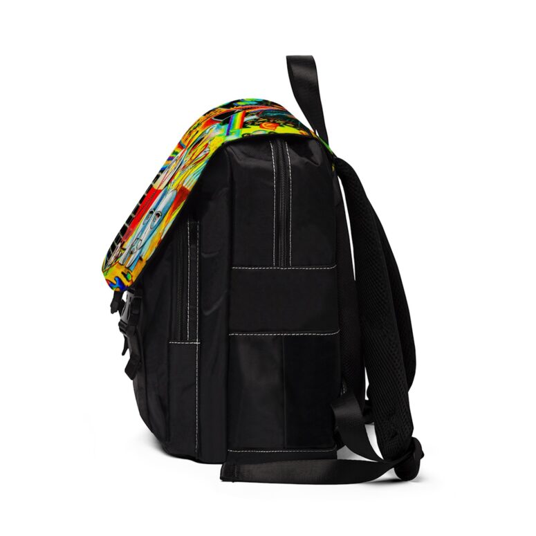 The Wall DSOTM The Division Bell Atom Heart Mother  Pink Floyd Black Shoulder Backpack