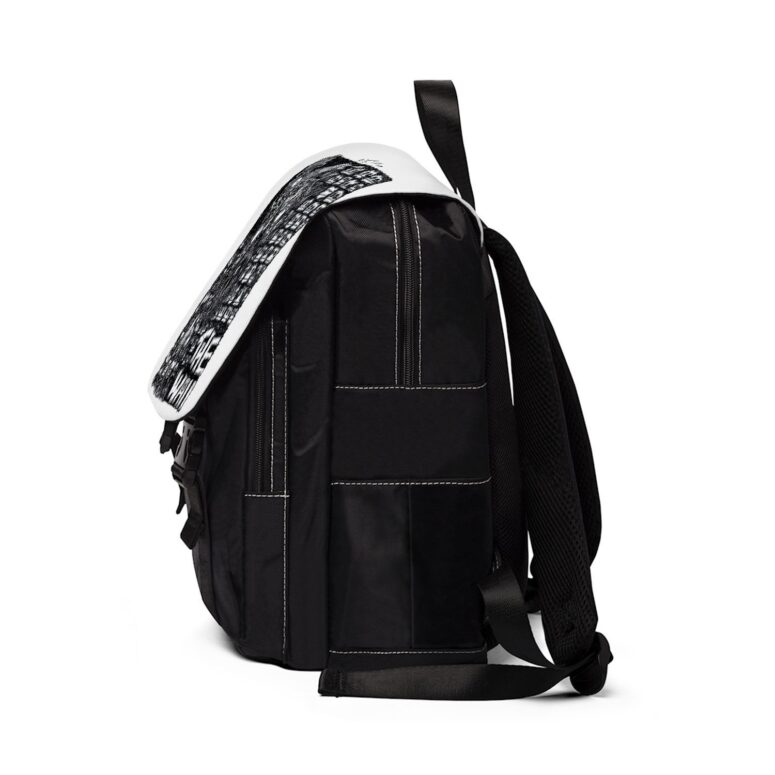 The Wall Line Art Pink Floyd Black Shoulder Backpack The Wall Line Art Pink Floyd Black Shoulder Backpack