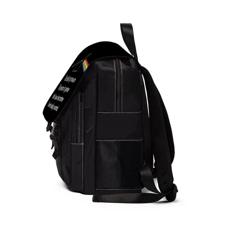 The dream is gone I have become comfortably numb Pink Floyd Black Shoulder Backpack The dream is gone I have become comfortably numb Pink Floyd Black Shoulder Backpack