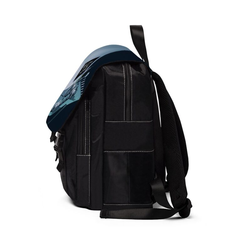 Welcome To The Machine  Pink Floyd Black Shoulder Backpack