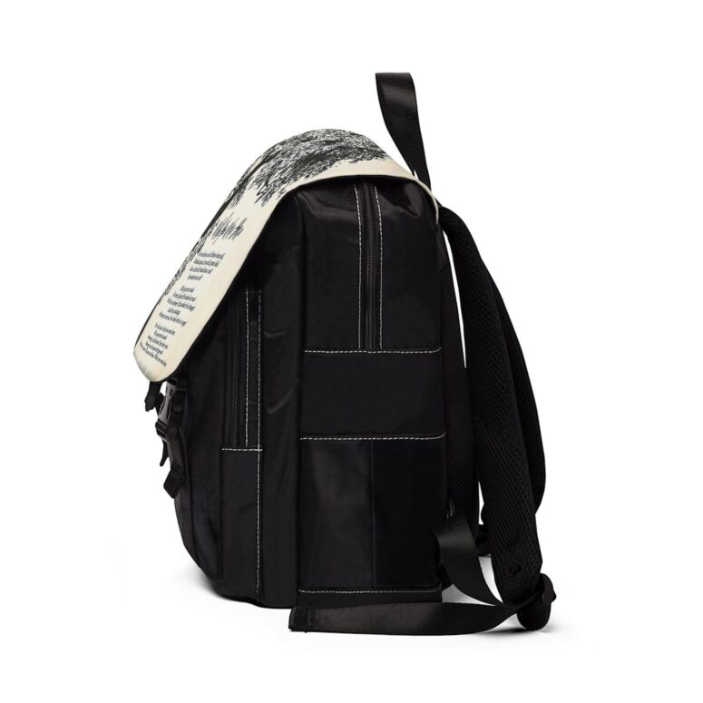 Wish You Were Here Lyric Vintage Tree  Pink Floyd Black Shoulder Backpack