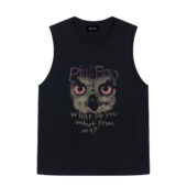 Owl What Do You Want From Me Front Tank Black - OtherBrick