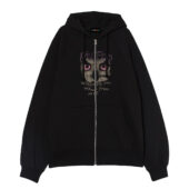 Owl What Do You Want From Me Front Ziphoodie Black - OtherBrick