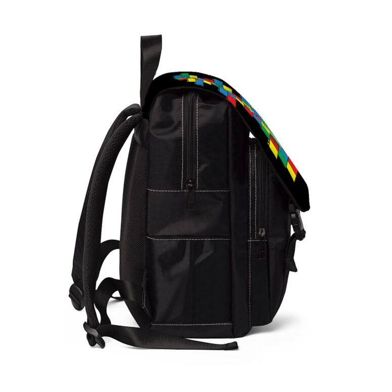 Another Brick In The Wall Pink Floyd Black Shoulder Backpack Another Brick In The Wall Pink Floyd Black Shoulder Backpack