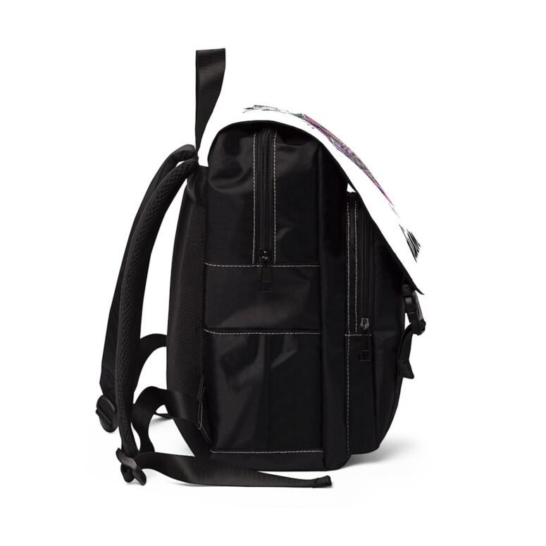 Crazy Diamon  Pink Floyd Black Shoulder Backpack
