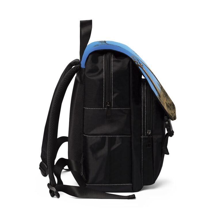 Delicate Sound of Thunder Back Cover 1988  Pink Floyd Black Shoulder Backpack