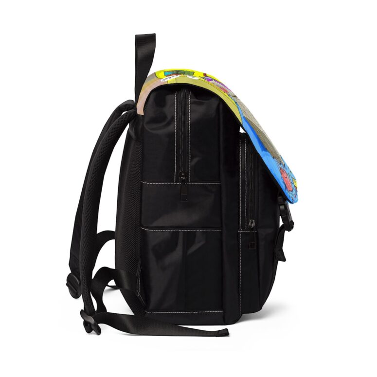 Fan Boy Wish Pink Floyd Black Shoulder Backpack Fan Boy Wish Pink Floyd Black Shoulder Backpack