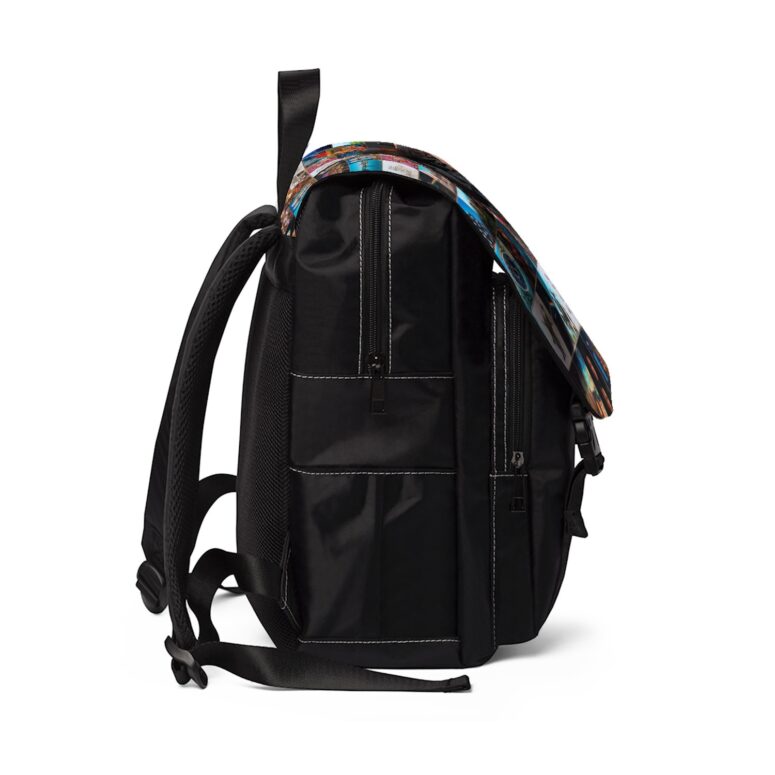 Foot In The Door The Best Of Pink Floyd Black Shoulder Backpack Foot In The Door The Best Of Pink Floyd Black Shoulder Backpack