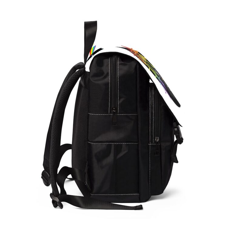 Osvaldo Ovalle Yop Art Pyramid Pink Floyd Black Shoulder Backpack Osvaldo Ovalle Yop Art Pyramid Pink Floyd Black Shoulder Backpack