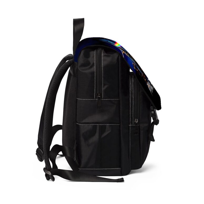 Pink Floyd Album Illustrator Black Shoulder Backpack