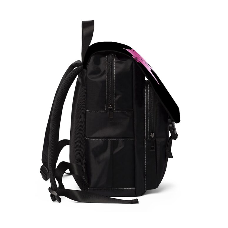 Pink Floyd Animals Simple Art Black Shoulder Backpack