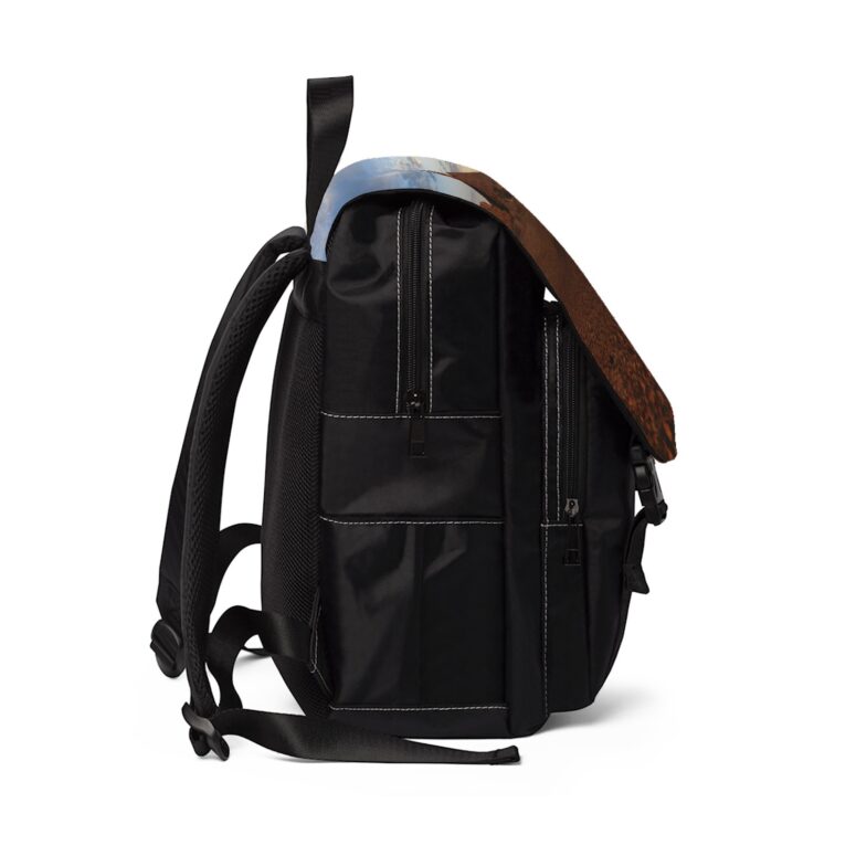 Pink Floyd DSOM Anniversary Pyramids Black Shoulder Backpack Pink Floyd DSOM Anniversary Pyramids Black Shoulder Backpack