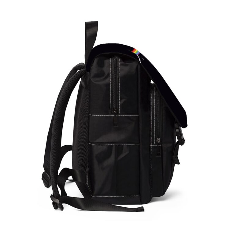Pink Floyd Dark Side Of Moon Pixel Black Shoulder Backpack
