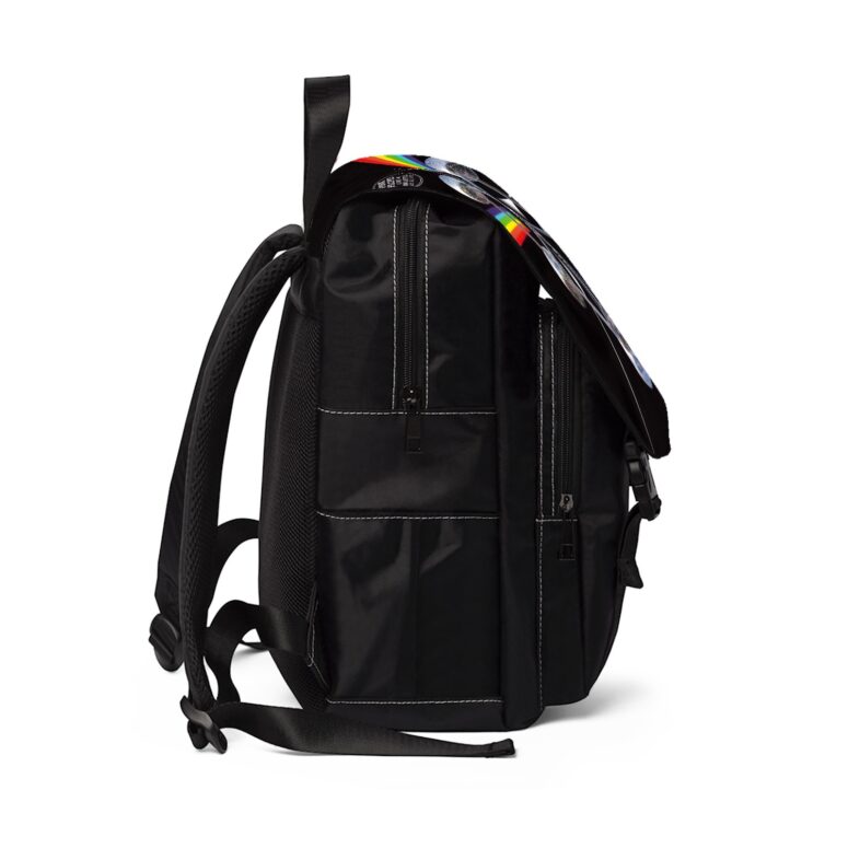 Pink Floyd Live In Brussels Black Shoulder Backpack Pink Floyd Live In Brussels Black Shoulder Backpack