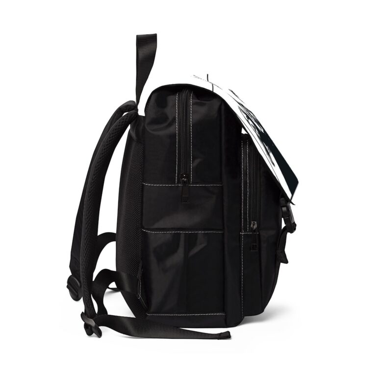 Pink Floyd Vintage Rock Band Black White Black Shoulder Backpack