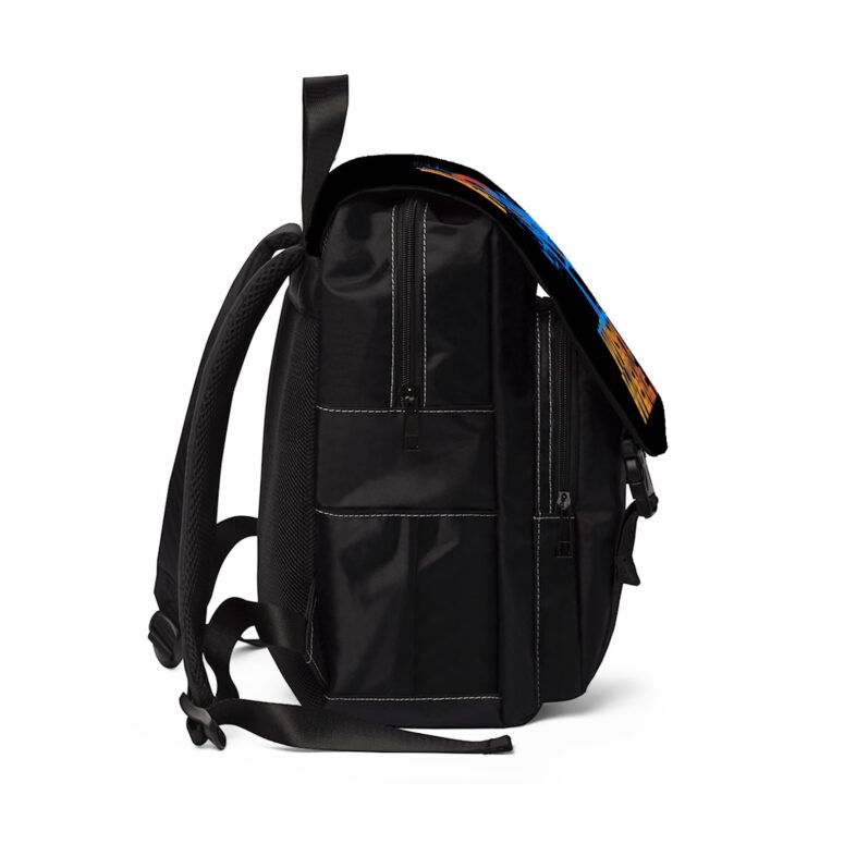 Pink Floyd Wish You Were Here Digital Art Black Shoulder Backpack