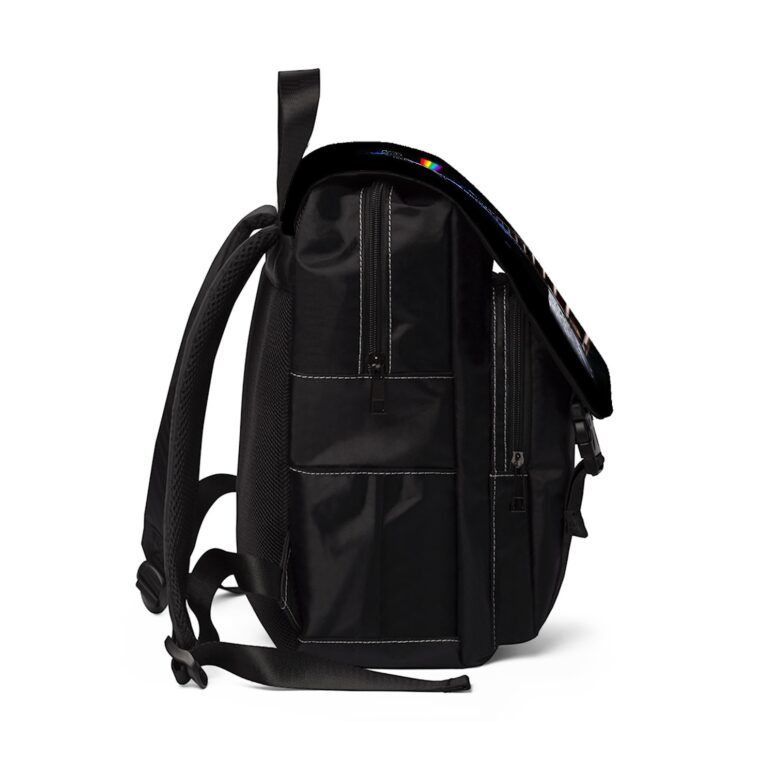 Stairway To The Moon Pink Floyd Black Shoulder Backpack Stairway To The Moon Pink Floyd Black Shoulder Backpack