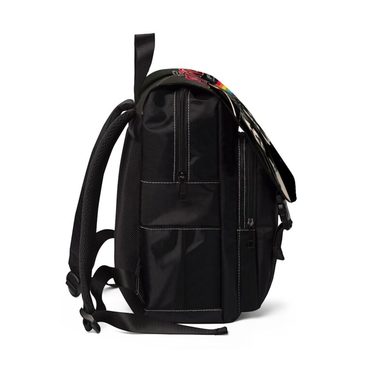 The Dark Side Of The Moon 45th Anniversary  Pink Floyd Black Shoulder Backpack