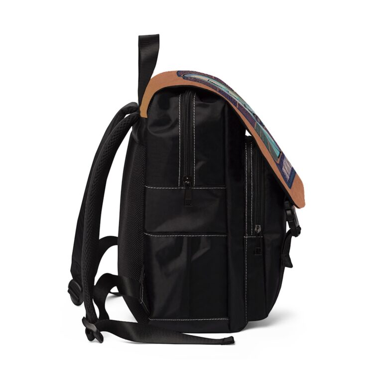 Vintage The Division Bell Pink Floyd Black Shoulder Backpack Vintage The Division Bell Pink Floyd Black Shoulder Backpack