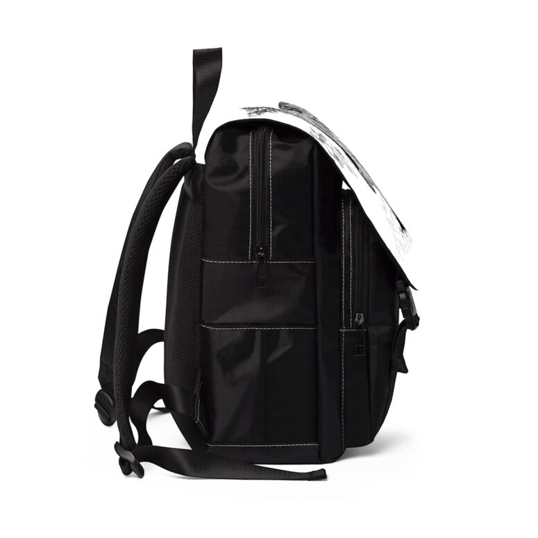 Escape from The Wall Drawing Art  Pink Floyd Black Shoulder Backpack