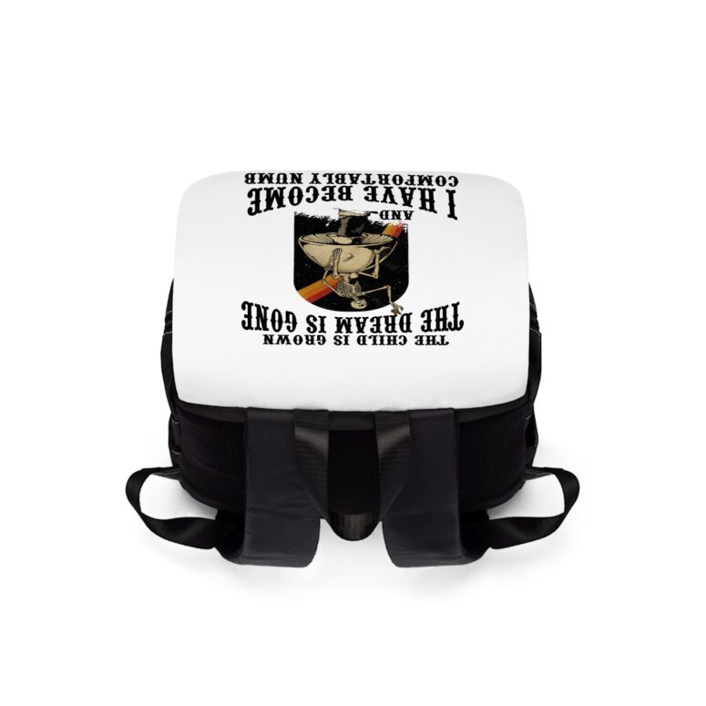 Comfortably Numb  Pink Floyd Black Shoulder Backpack