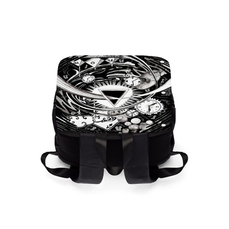 DSOTM Hand Draw Art Pink Floyd Black Shoulder Backpack DSOTM Hand Draw Art Pink Floyd Black Shoulder Backpack