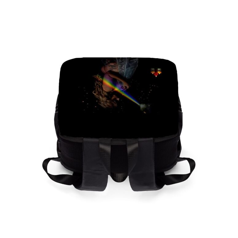 Dark Side Of The Moon Lady Pink Floyd Black Shoulder Backpack Dark Side Of The Moon Lady Pink Floyd Black Shoulder Backpack
