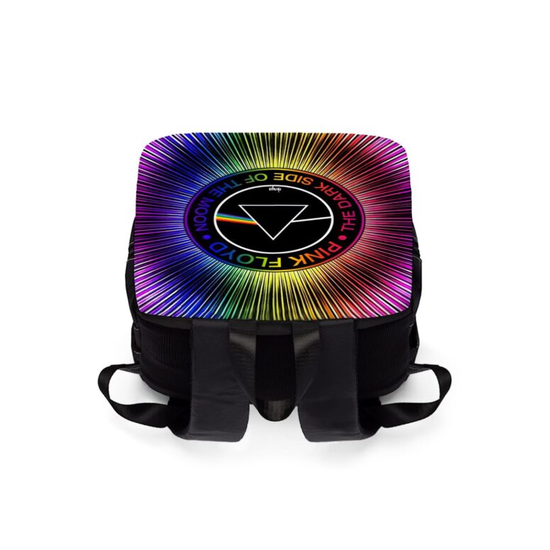 Dark Side Of The Moon RGB  Pink Floyd Black Shoulder Backpack