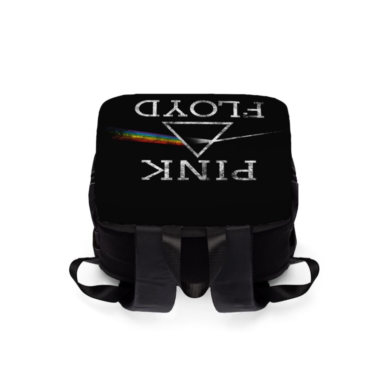 Dark Side Of The Moon Distressed  Pink Floyd Black Shoulder Backpack