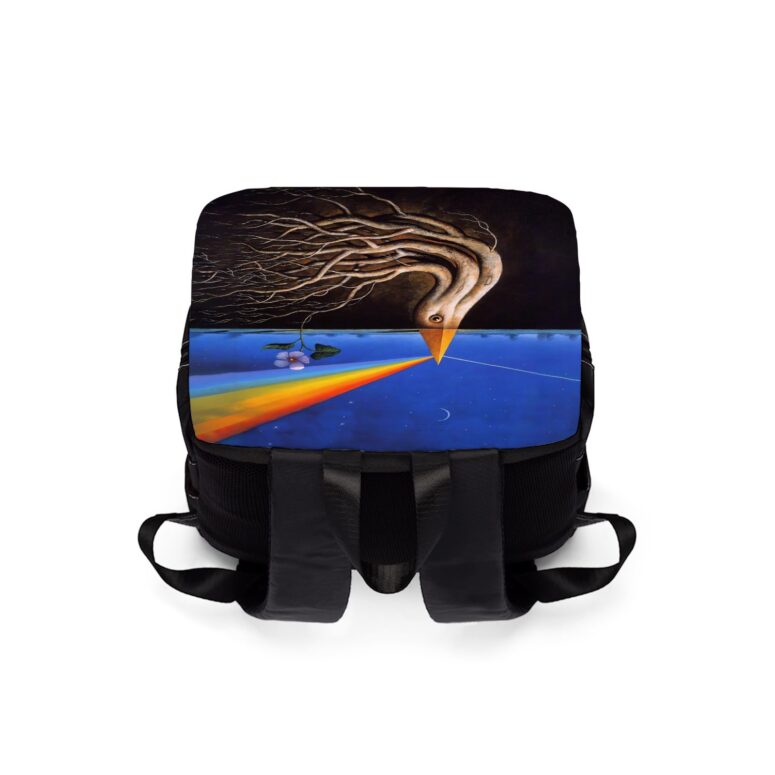 Dark Side Of the Root Art Pink Floyd Black Shoulder Backpack Dark Side Of the Root Art Pink Floyd Black Shoulder Backpack