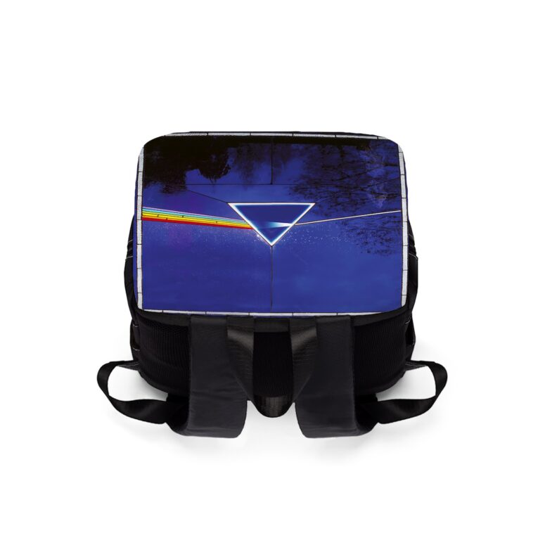 Dark Side of the Moon 30th Anniversary Remastered Pink Floyd Black Shoulder Backpack Dark Side of the Moon 30th Anniversary Remastered Pink Floyd Black Shoulder Backpack