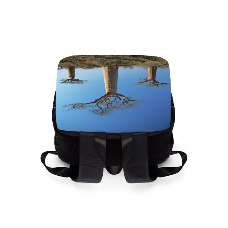 Delicate Sound of Thunder Back Cover 1988  Pink Floyd Black Shoulder Backpack