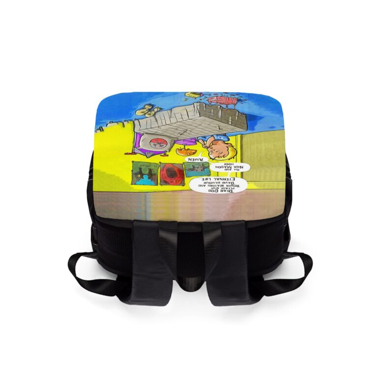 Fan Boy Wish Pink Floyd Black Shoulder Backpack Fan Boy Wish Pink Floyd Black Shoulder Backpack