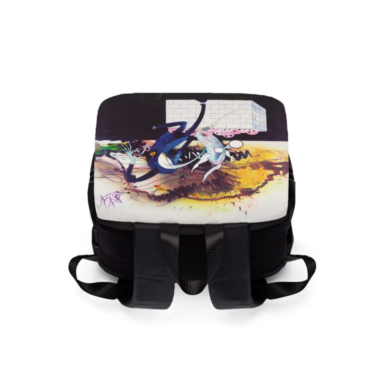 Gerald Scarfe Scarfe on the Wall  Pink Floyd Black Shoulder Backpack