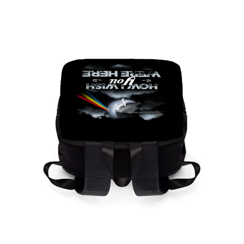 How Wish You Were Here Art  Pink Floyd Black Shoulder Backpack