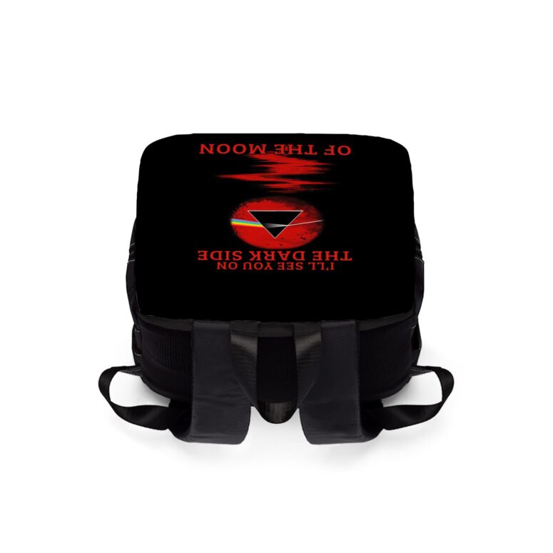 Ill see you on the dark side Pink Floyd Black Shoulder Backpack Ill see you on the dark side Pink Floyd Black Shoulder Backpack