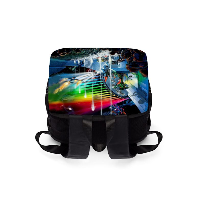 Interestellar Show Pink Floyd Colorful Black Shoulder Backpack