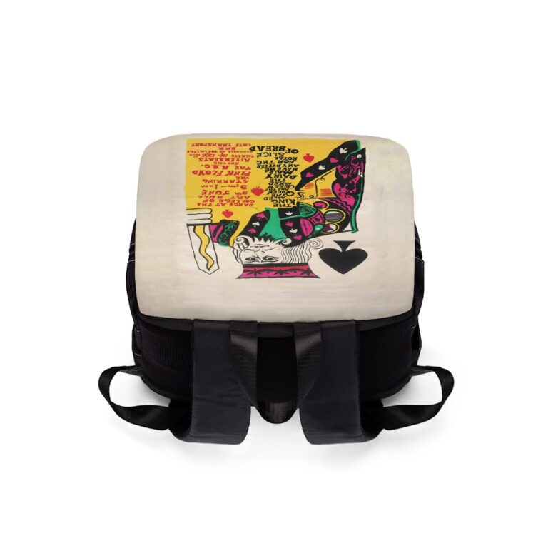 King of Spades The Pink Floyd Promo Vintage Black Shoulder Backpack King of Spades The Pink Floyd Promo Vintage Black Shoulder Backpack