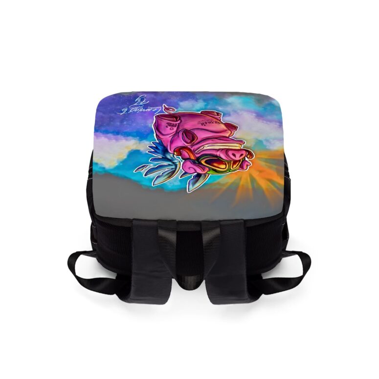 Learning to Fly  Pink Floyd Black Shoulder Backpack