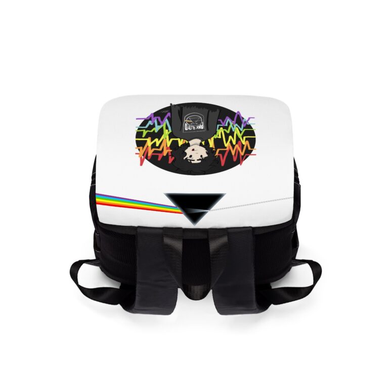 Osvaldo Ovalle Yop Art Pyramid Pink Floyd Black Shoulder Backpack Osvaldo Ovalle Yop Art Pyramid Pink Floyd Black Shoulder Backpack