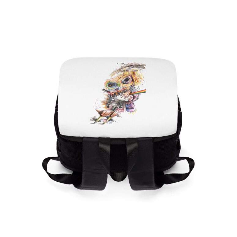 Pink Floyd Album Art Black Shoulder Backpack Pink Floyd Album Art Black Shoulder Backpack