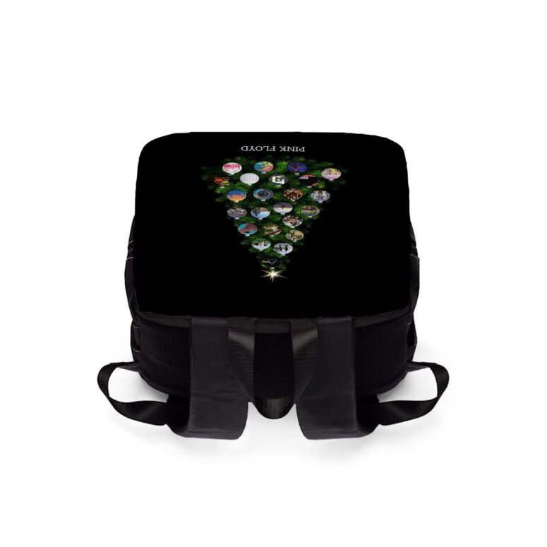 Pink Floyd Holiday Tree Black Shoulder Backpack Pink Floyd Holiday Tree Black Shoulder Backpack